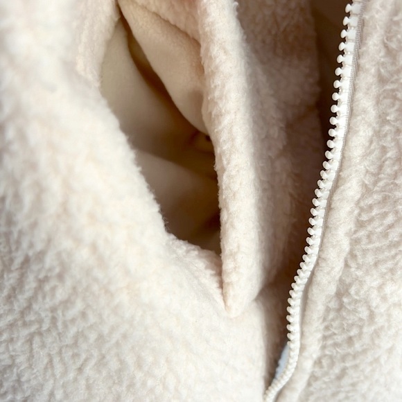 NEW Free People FP Movement Fleecy Sherpa Scrunchy Pippa Jacket Quilted NWOT - Picture 11 of 16